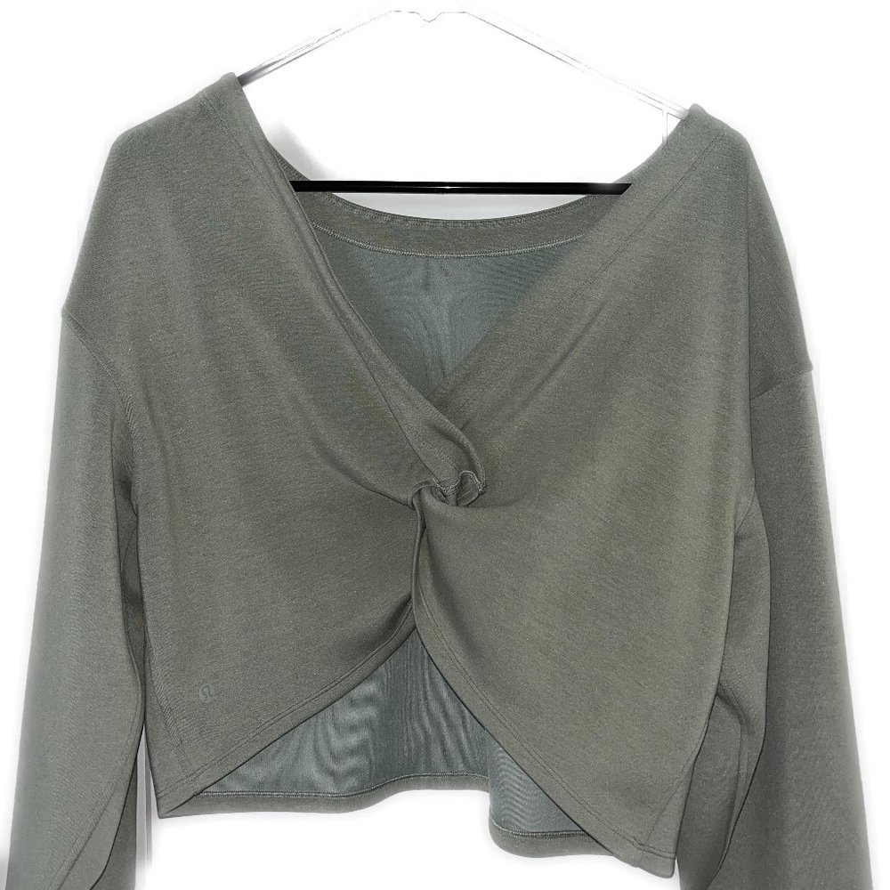 Cross Back Long Sleeve Athletic Top